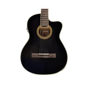 Palmer FINA-CEQ-BK Guitarra Electroacústica de 39″ Color Negro