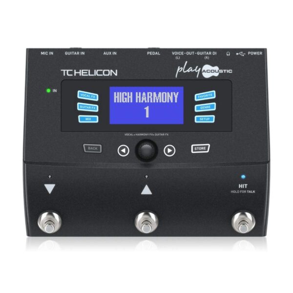 TC Helicon Play Acoustic | Pedal de Efectos Voz y Guitarra